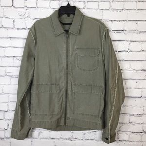Marc Jacobs Sage Green Bomber Jacket